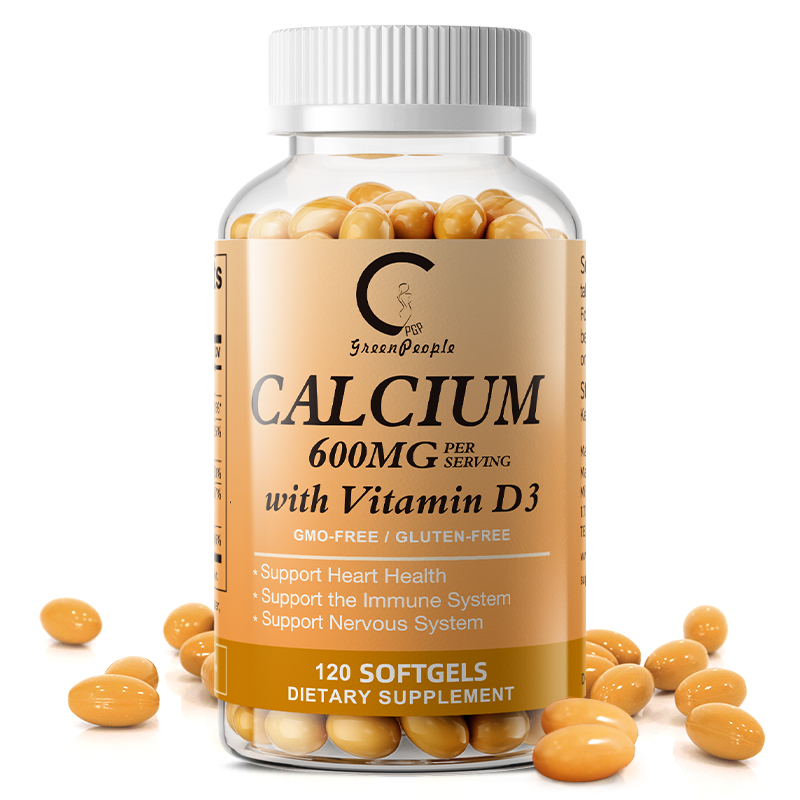 Health Wellness Vitamins - GPGP GreenPeople Calcium Softgels met vitamine