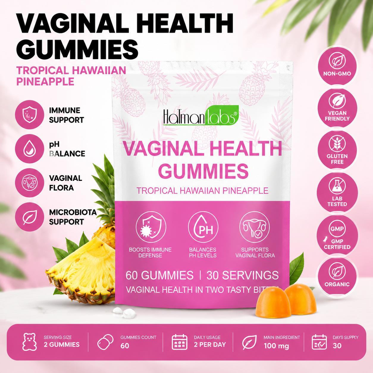 Health Wellness Vitamins - PH-balans, vaginale flora, microbiom, welzijn, vaginale
