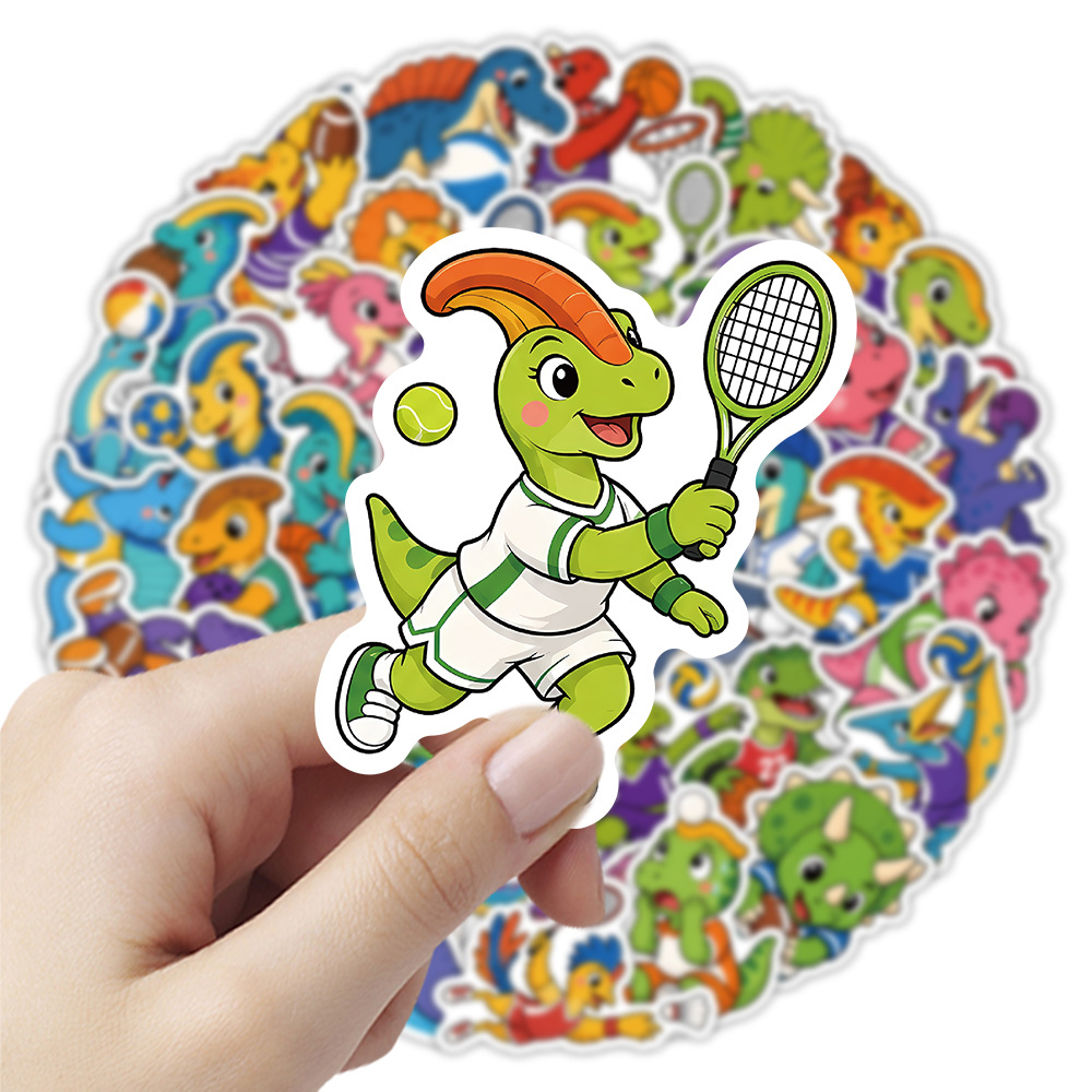 Cartoon Sport Dino Dierenstick - Fitness Journal Planner recensie en prijs