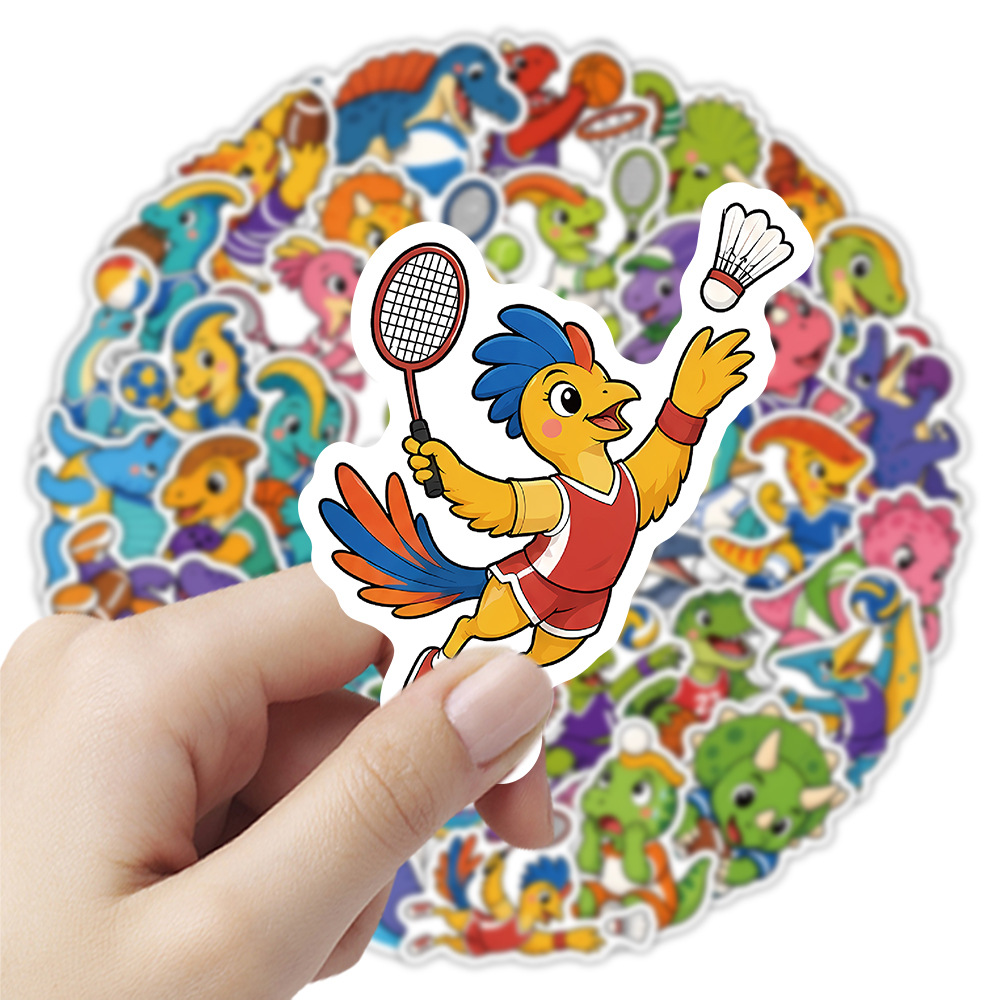Cartoon Sport Dino Dierenstick - Fitness Journal Planner recensie en prijs