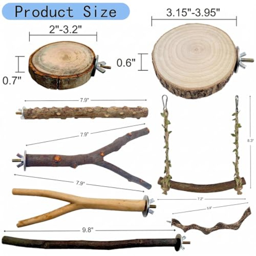 8 stuks natuurlijke houten vog - Health & Wellness Lafayette Reviews recensie en prijs